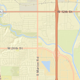 1009-1055 South Christopher Avenue, Sioux Falls Street Map