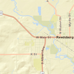 Reedsburg Street Map