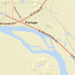Portage Street Map