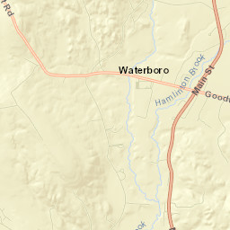 Waterboro Street Map