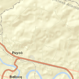 Puyoô Street Map