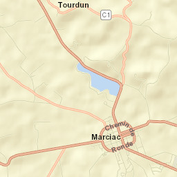 Marciac Street Map