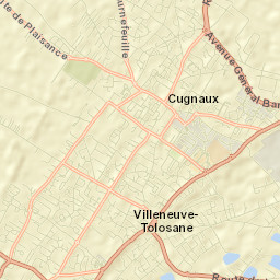 Cugnaux Street Map