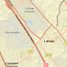 Labège Street Map