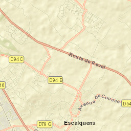 Auzielle Street Map