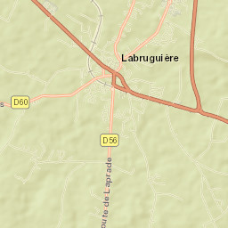 Labruguière Street Map