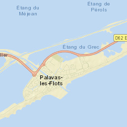 Palavas-les-Flots Street Map