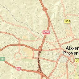 Département des Bouches-du-Rhône Street Map