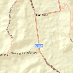 Terricciola Street Map