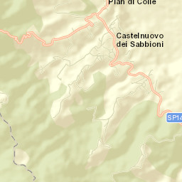Castelnuovo dei Sabbioni Street Map