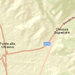Giovi-Ponte alla Chiassa Street Map