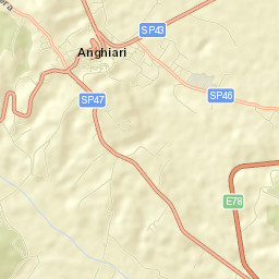 Anghiari Street Map