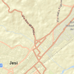 Jesi Street Map