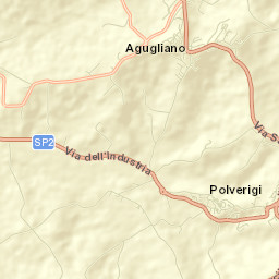 Polverigi Street Map