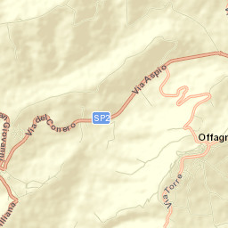 Offagna Street Map