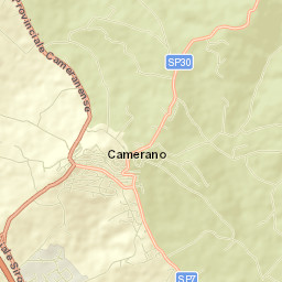 Camerano Street Map