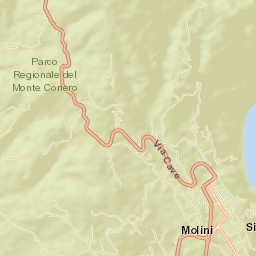 Sirolo Street Map