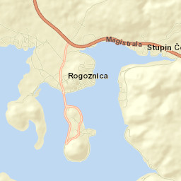 Rogoznica Street Map