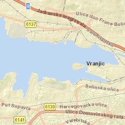 Vranjic Street Map