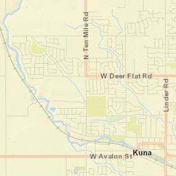 Kuna Street Map