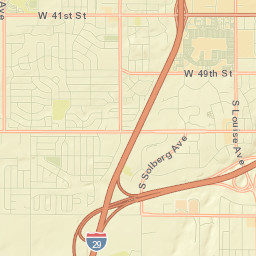 6515-6519 W 54th St Sioux Falls SD Street Map