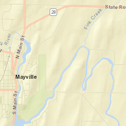 Mayville Street Map