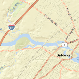 Biddeford Street Map