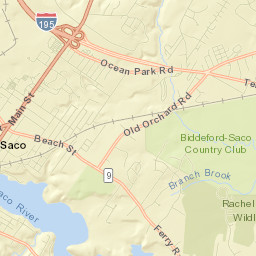 Saco Street Map