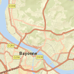 Bayonne Street Map