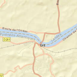 Urt Street Map