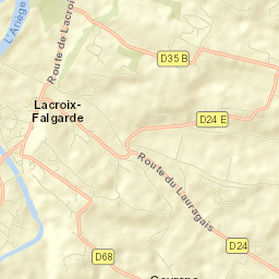 Lacroix-Falgarde Street Map