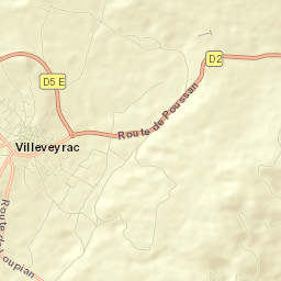 Villeveyrac Street Map