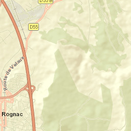Rognac Street Map