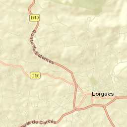 Lorgues Street Map