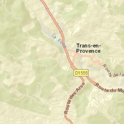 Trans-en-Provence Street Map
