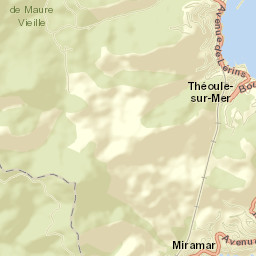 Théoule-sur-Mer Street Map