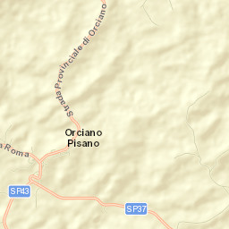 Orciano Pisano Street Map