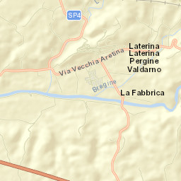 Laterina Street Map