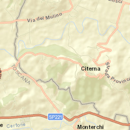 Citerna Street Map
