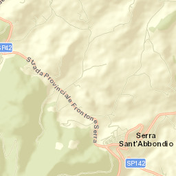 Serra Sant'Abbondio Street Map