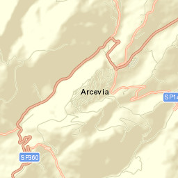 Arcevia Street Map