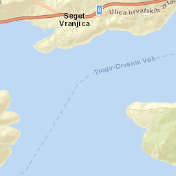 Seget Vranjica Street Map