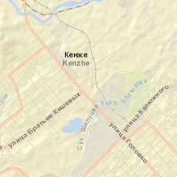 Kenzhe Street Map