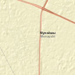 Munayshy Street Map