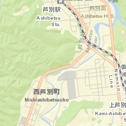 Ashibetsu Street Map