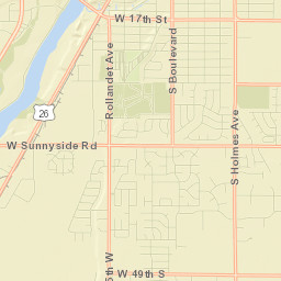 Idaho Falls Street Map