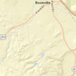 Boonville Street Map