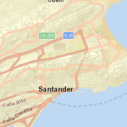 Santander Street Map