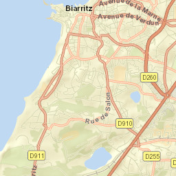 Biarritz Street Map