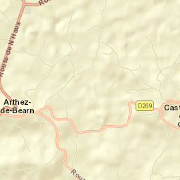 Arthez-de-Béarn Street Map